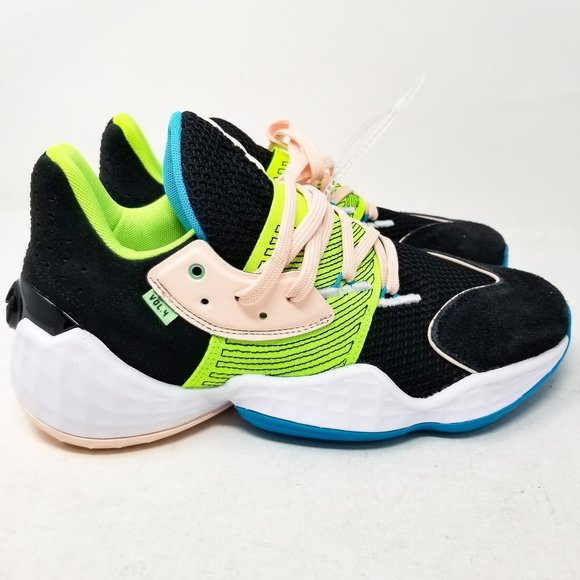 adidas Harden Vol 4 IV GCA Basketball Sneaker Black Pink Green FY0874 1 2 3 5 - Picture 2 of 7